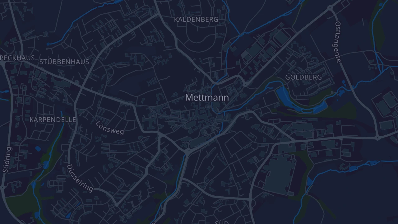 Karte von Mettmann