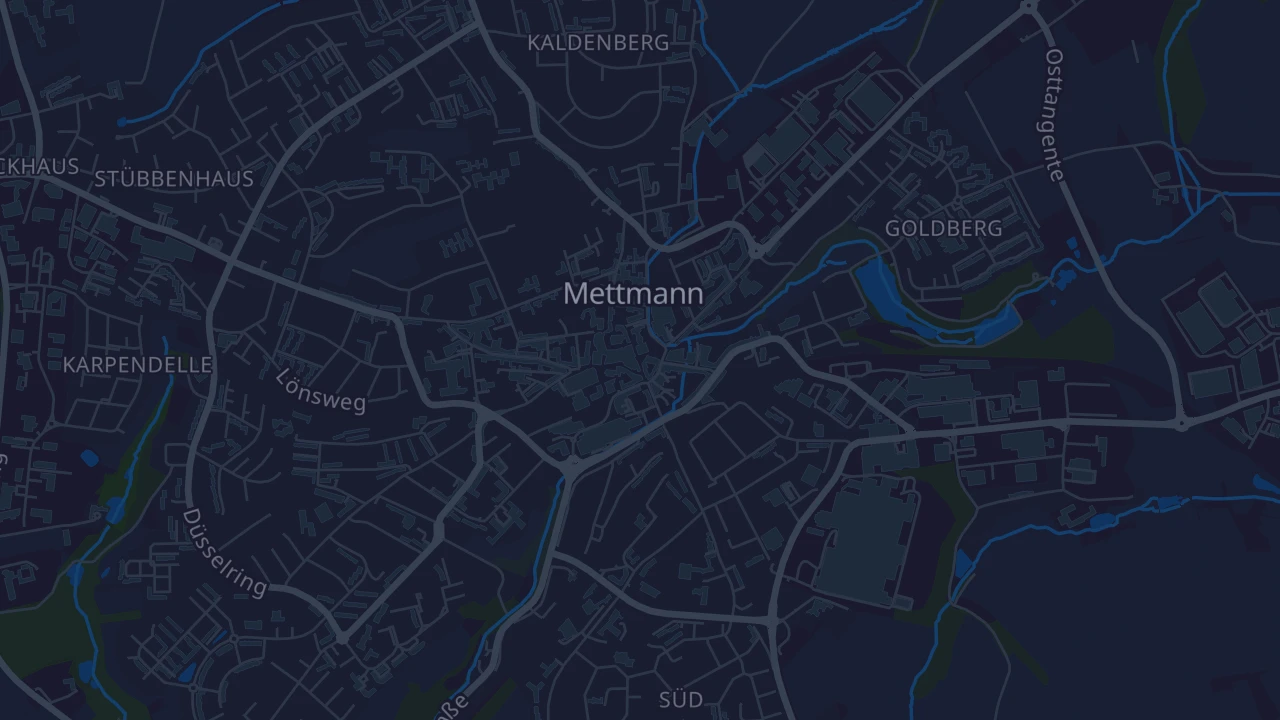 Karte von Mettmann