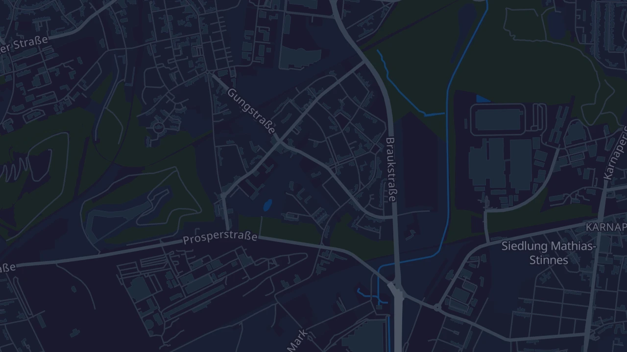 Karte von Bottrop