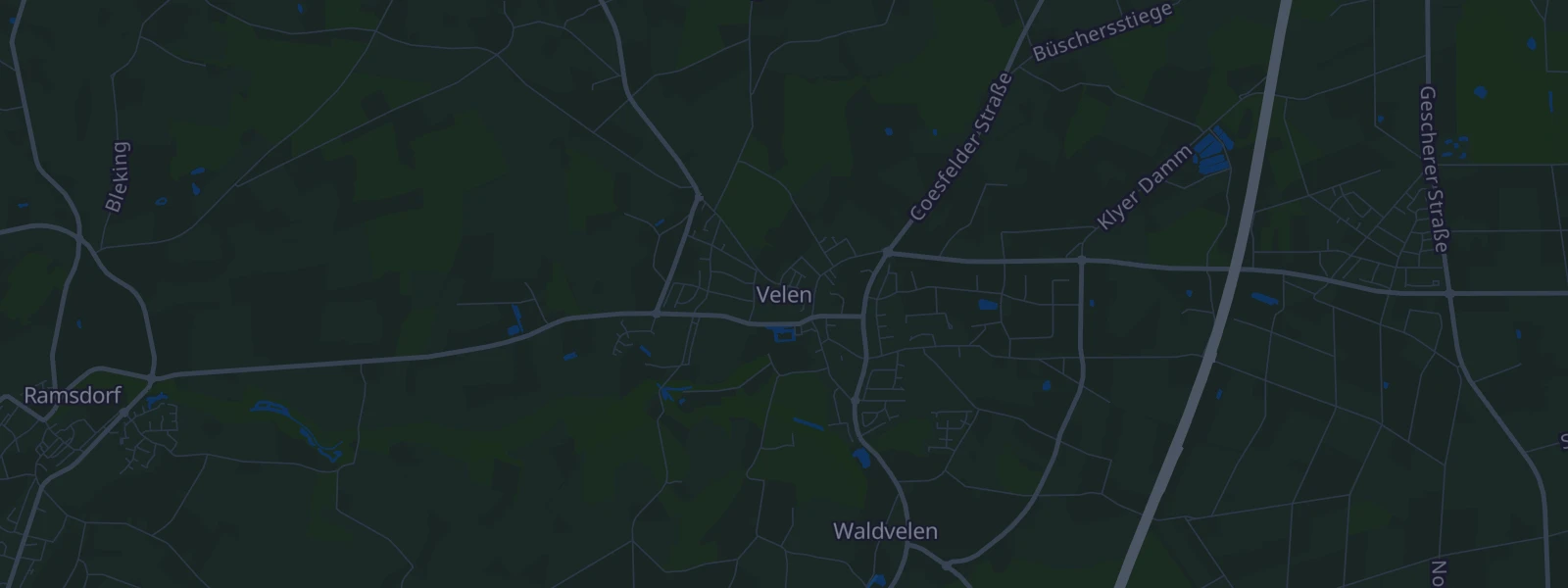 Karte von Velen