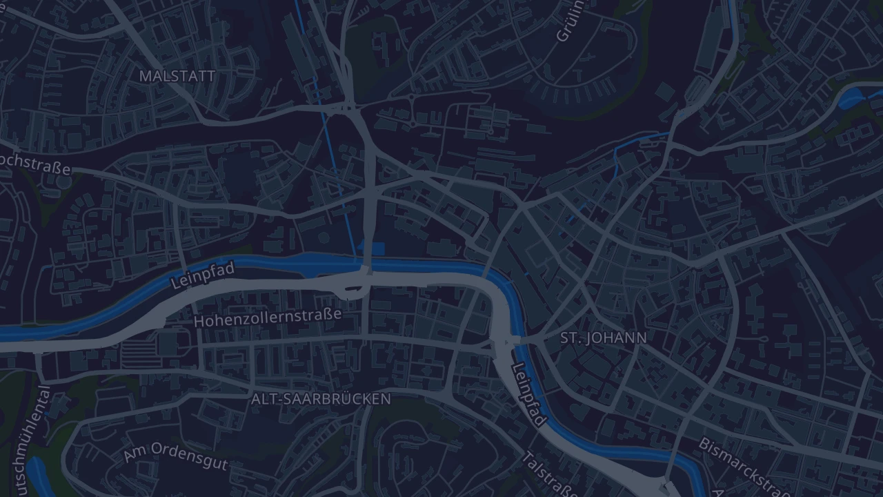 Karte von Saarbrücken