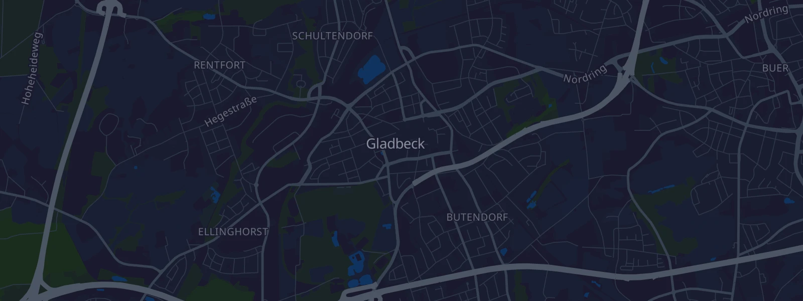 Karte von Gladbeck
