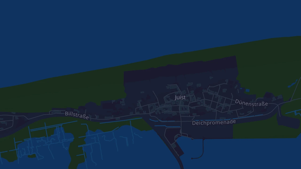 Karte von Juist