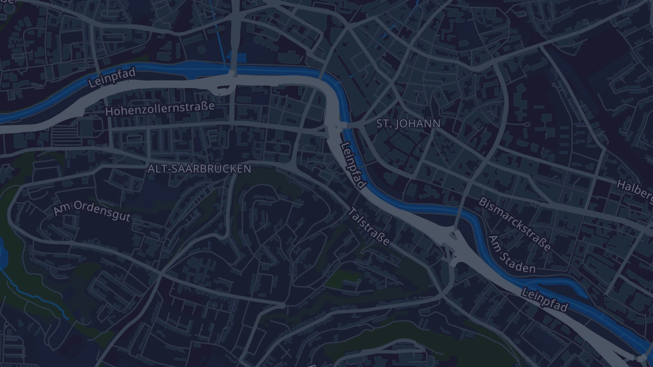 Karte von Saarbrücken