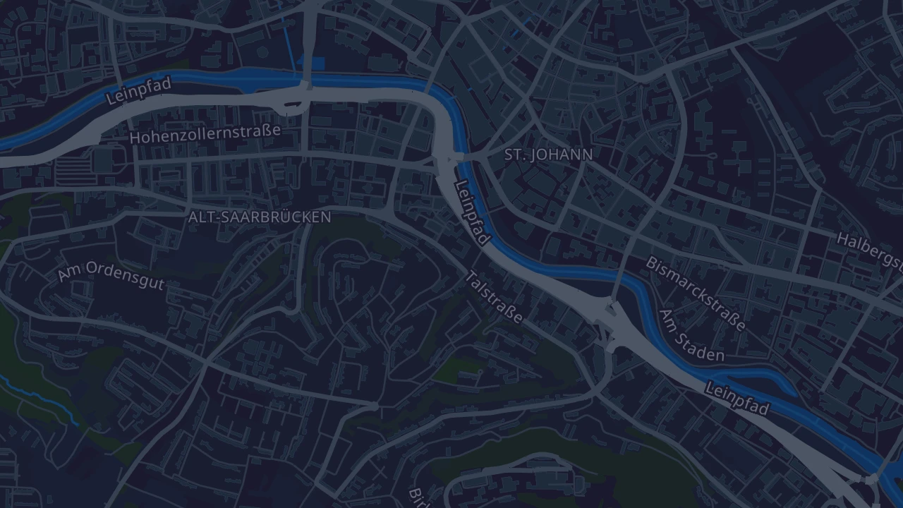 Karte von Saarbrücken