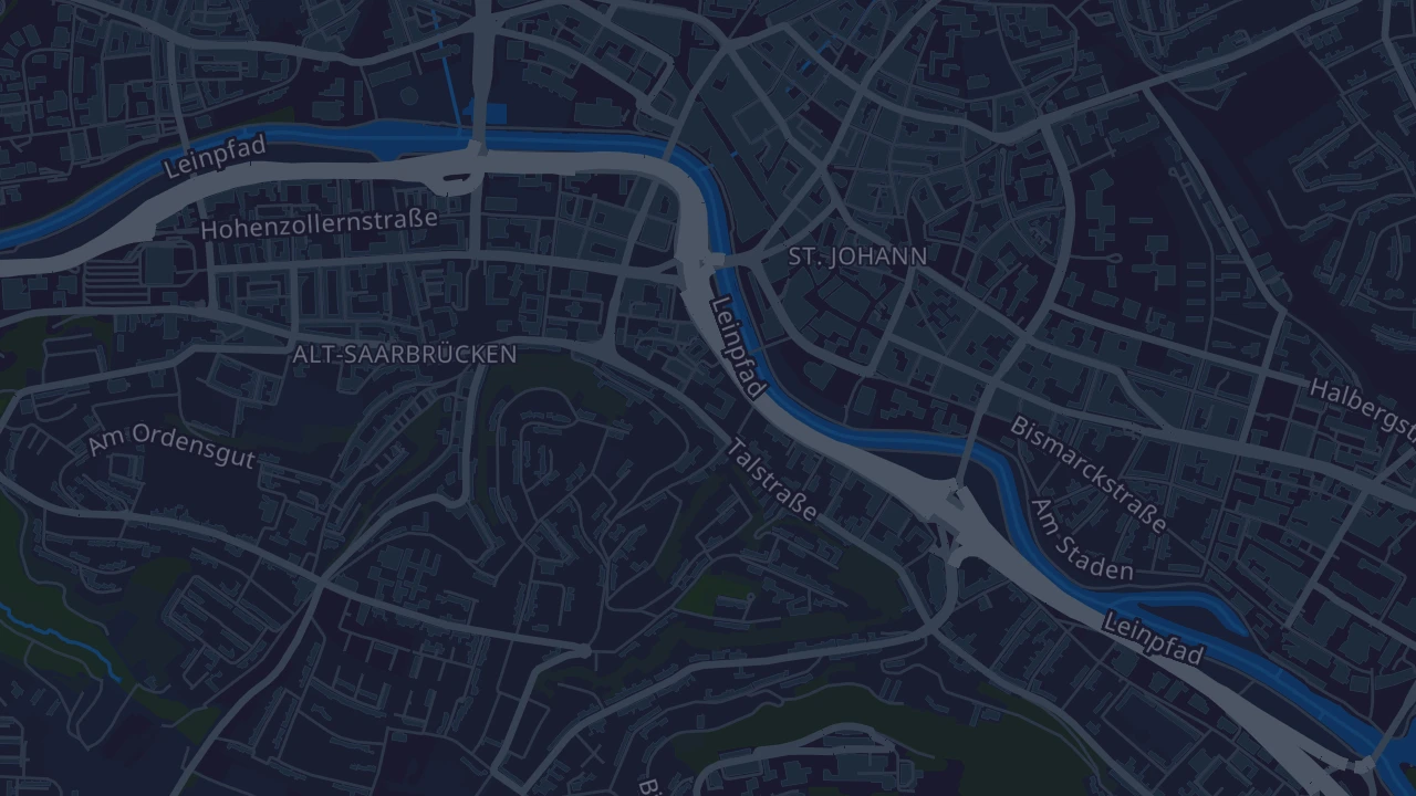 Karte von Saarbrücken