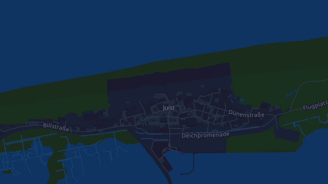 Karte von Juist