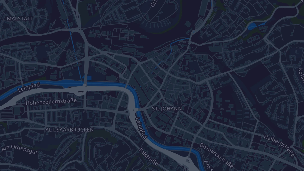 Karte von Saarbrücken
