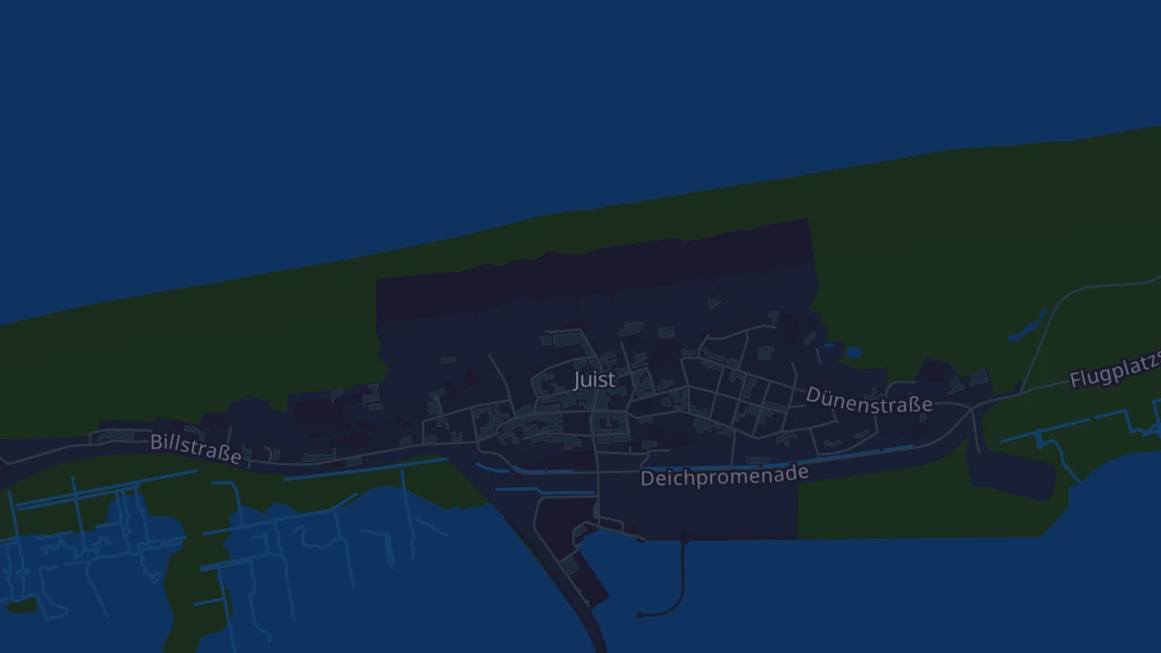 Karte von Juist