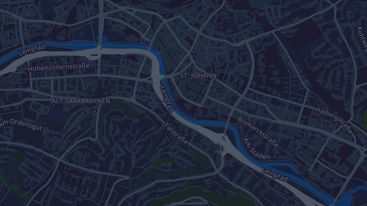 Karte von Saarbrücken