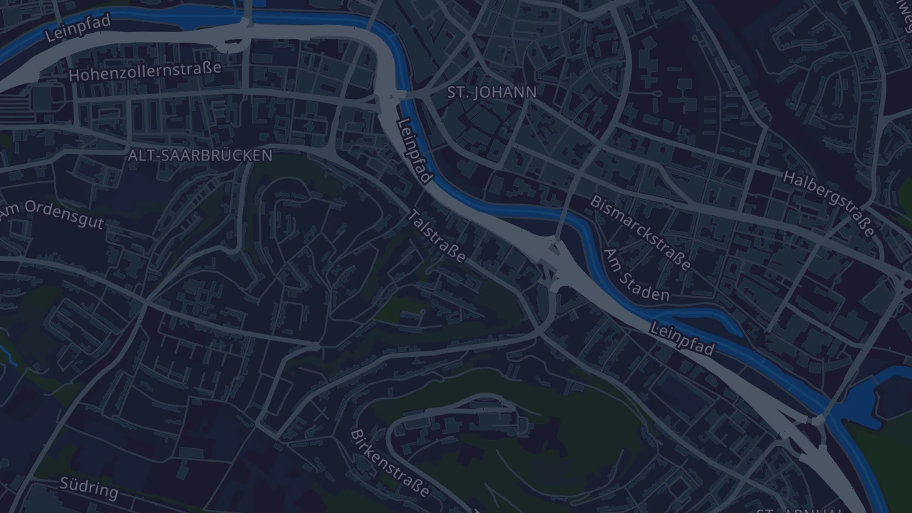 Karte von Saarbrücken