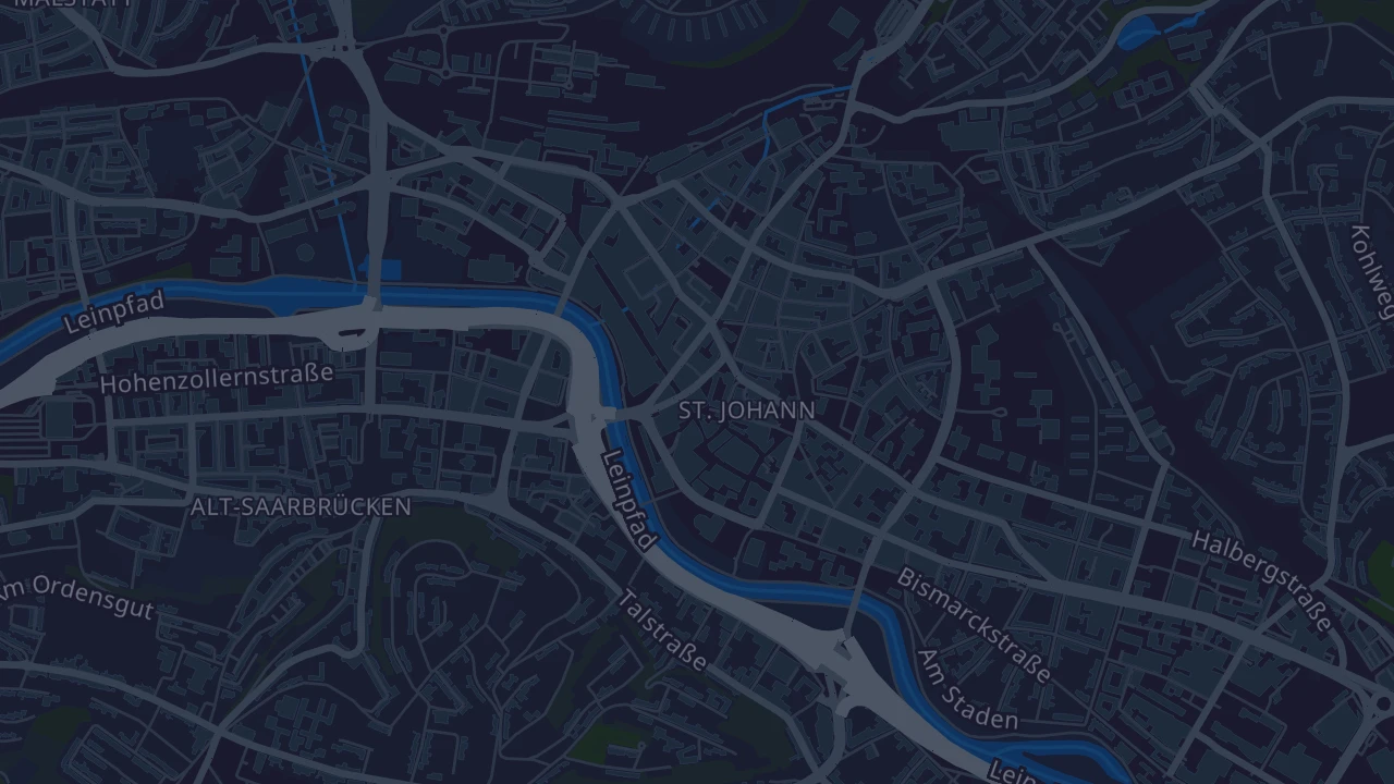 Karte von Saarbrücken