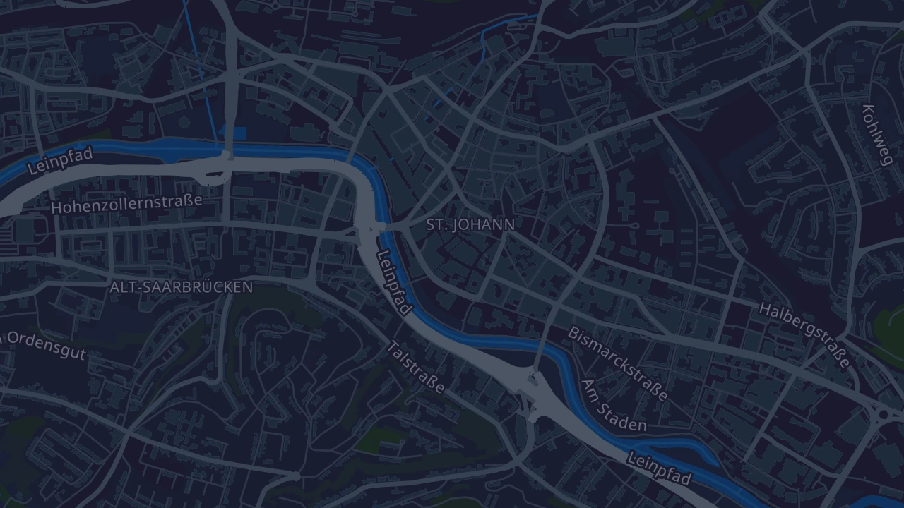 Karte von Saarbrücken