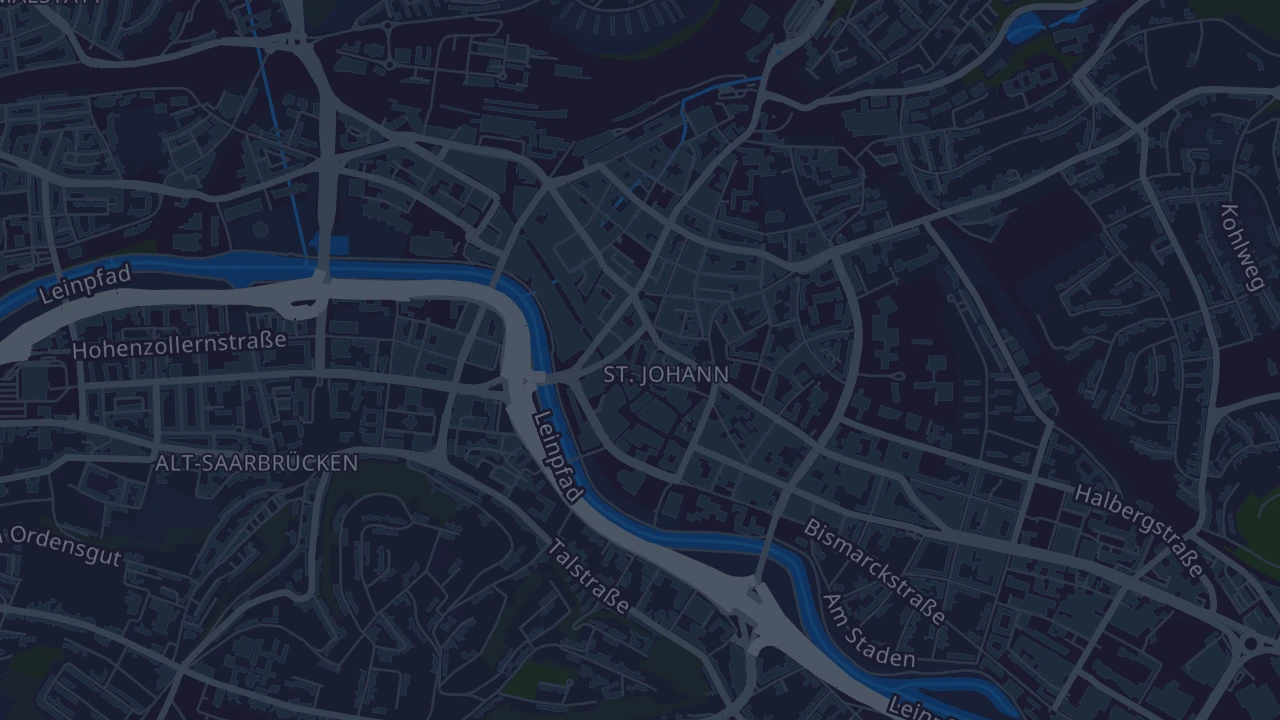 Karte von Saarbrücken