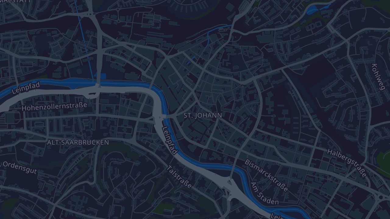 Karte von Saarbrücken