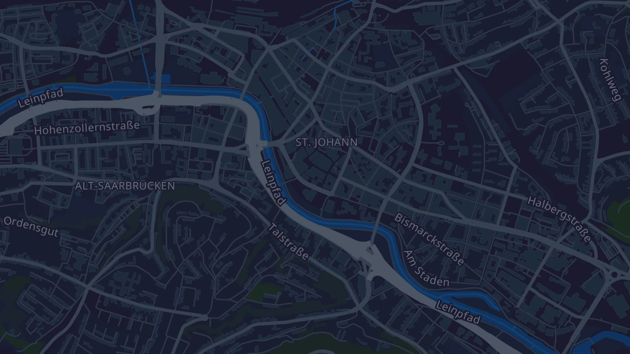 Karte von Saarbrücken