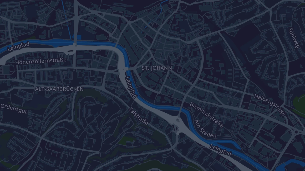 Karte von Saarbrücken