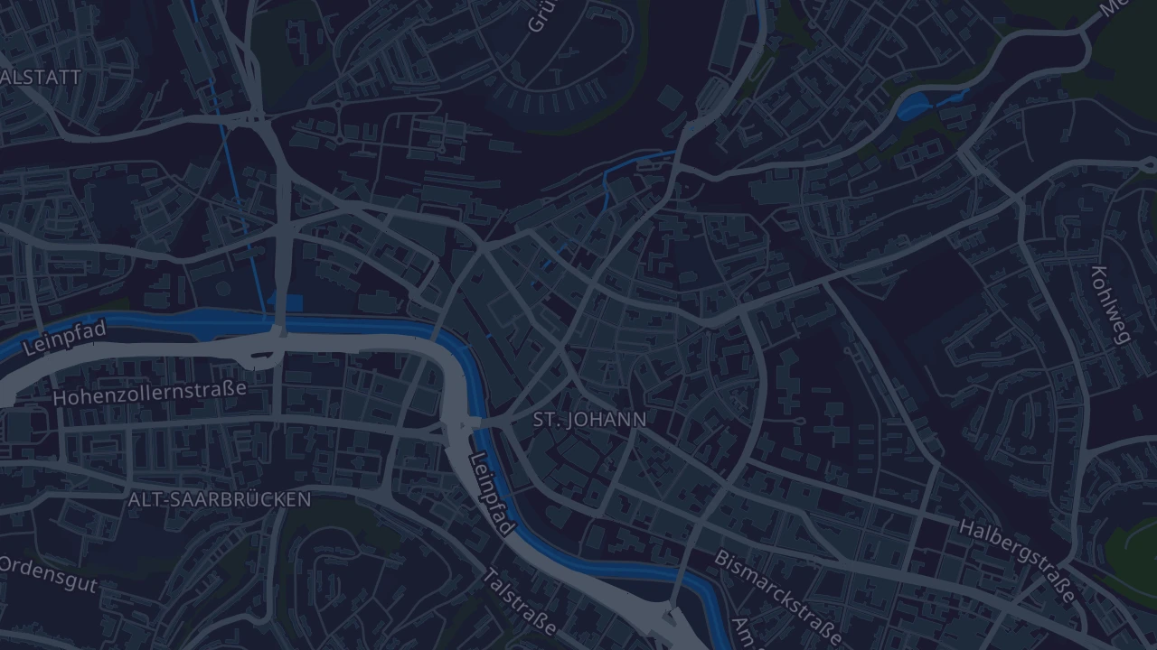 Karte von Saarbrücken