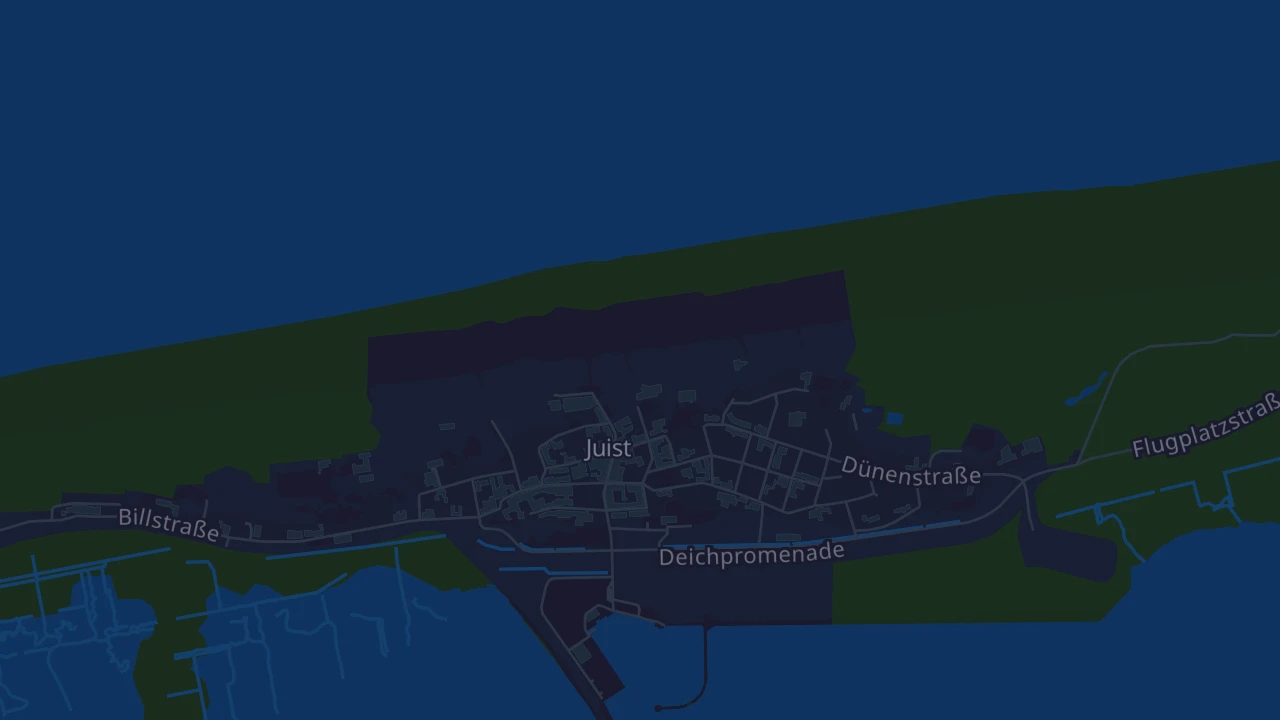 Karte von Juist