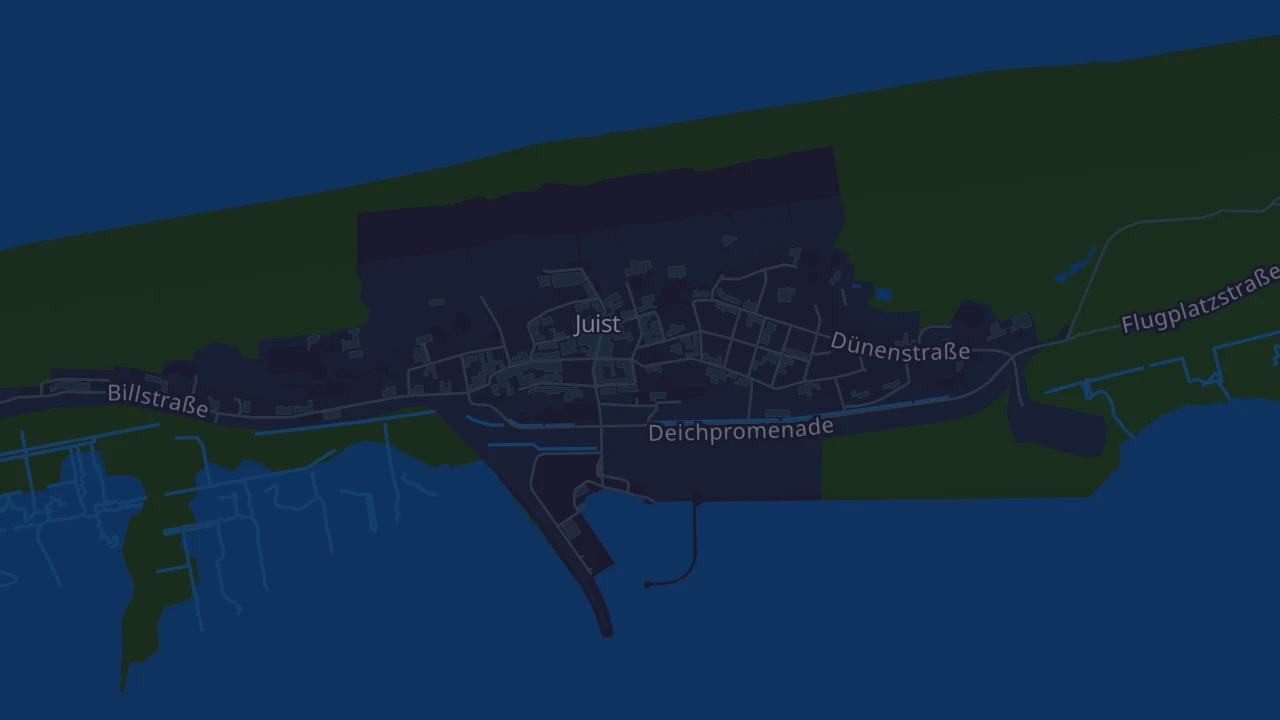 Karte von Juist