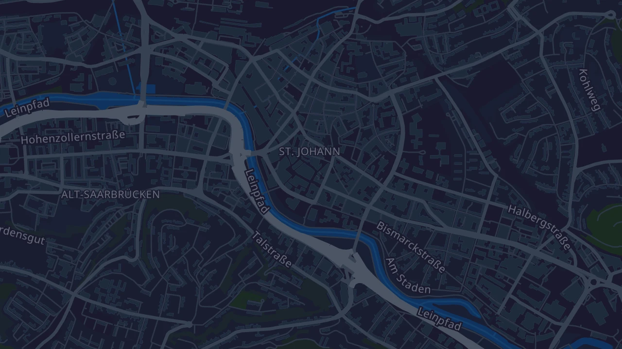 Karte von Saarbrücken