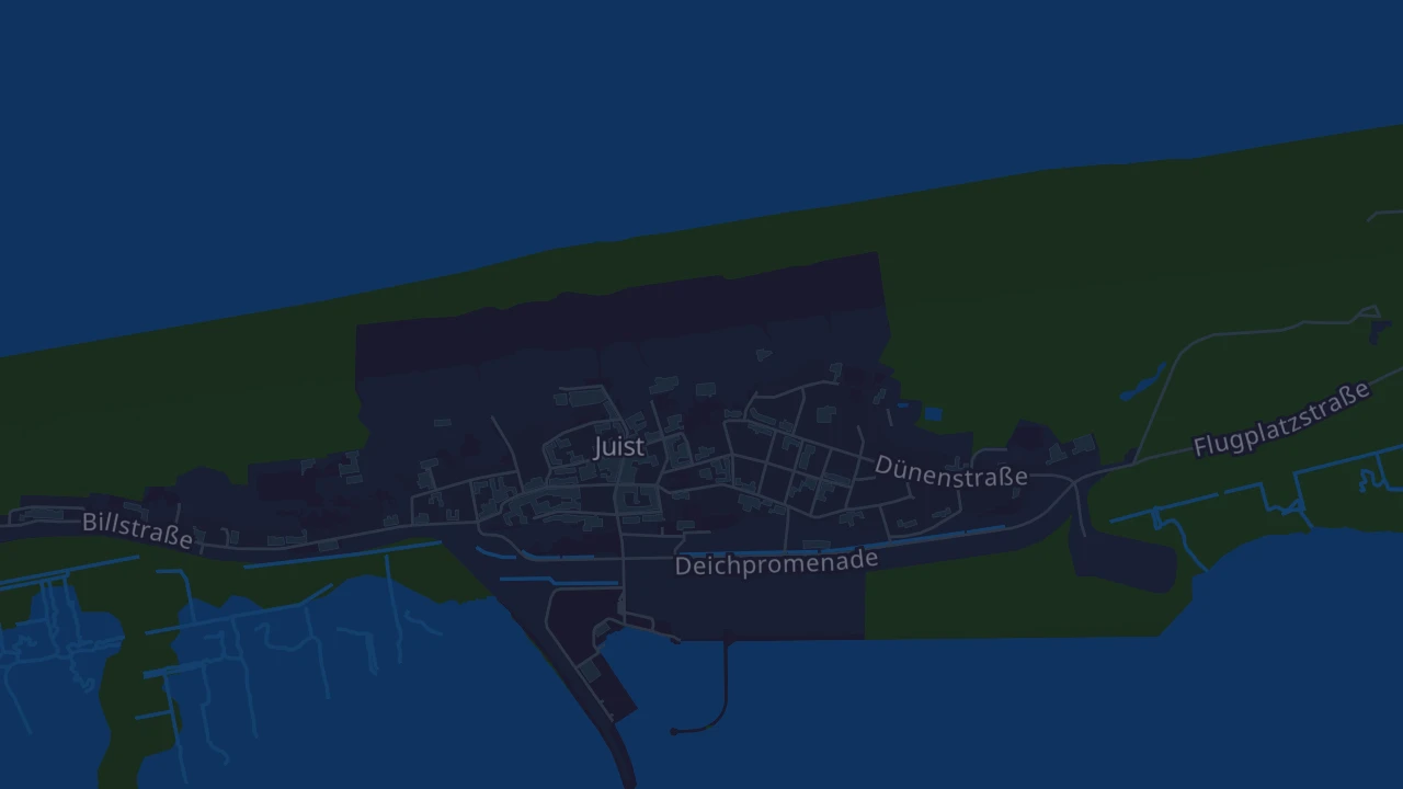 Karte von Juist
