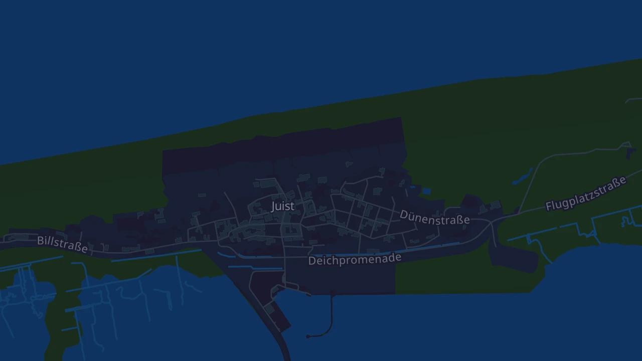 Karte von Juist