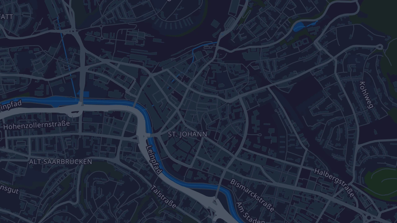 Karte von Saarbrücken