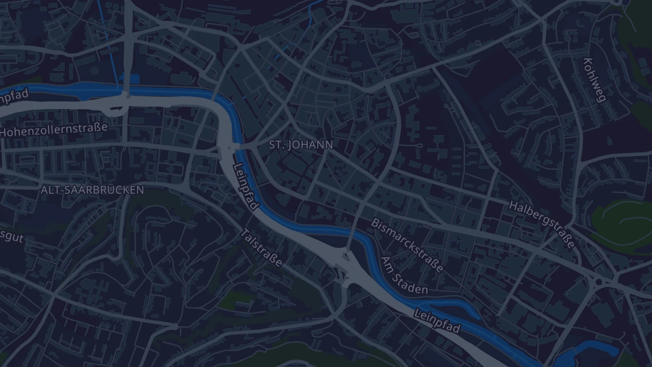 Karte von Saarbrücken