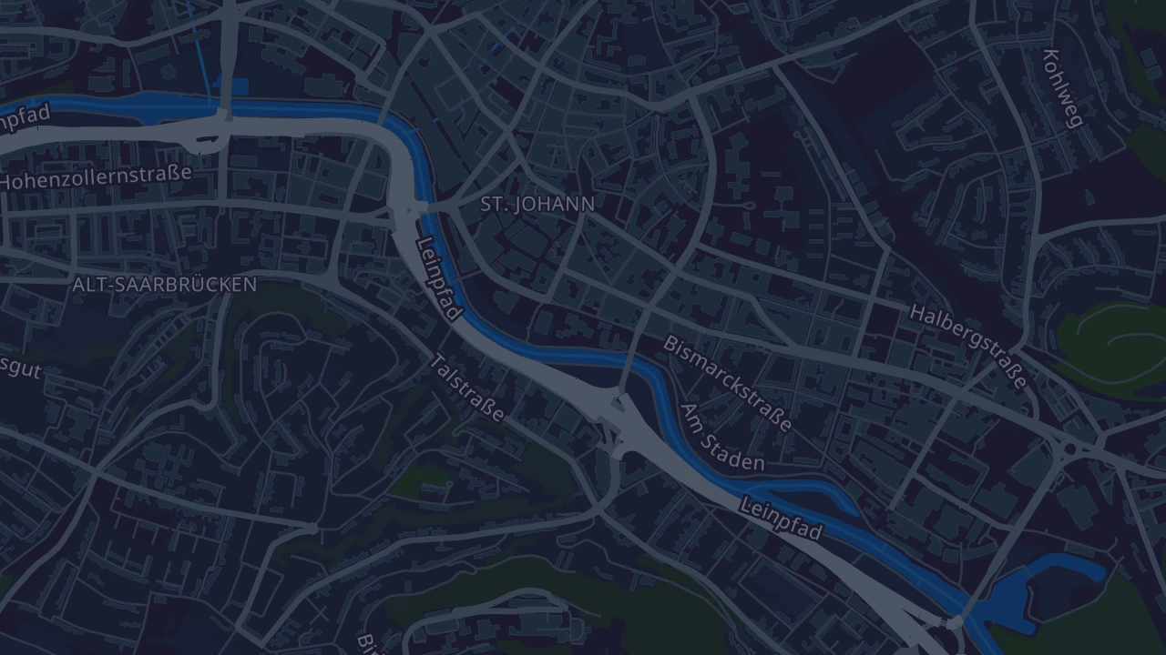 Karte von Saarbrücken