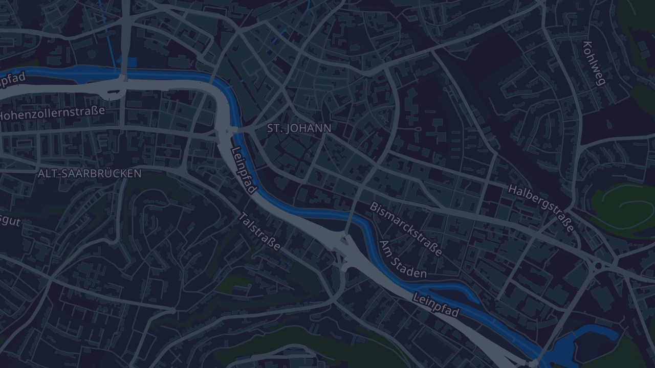 Karte von Saarbrücken