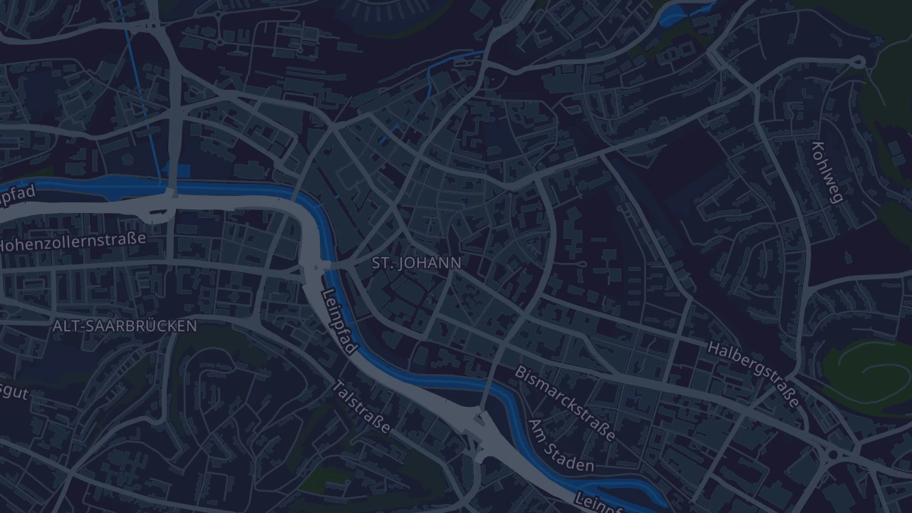 Karte von Saarbrücken