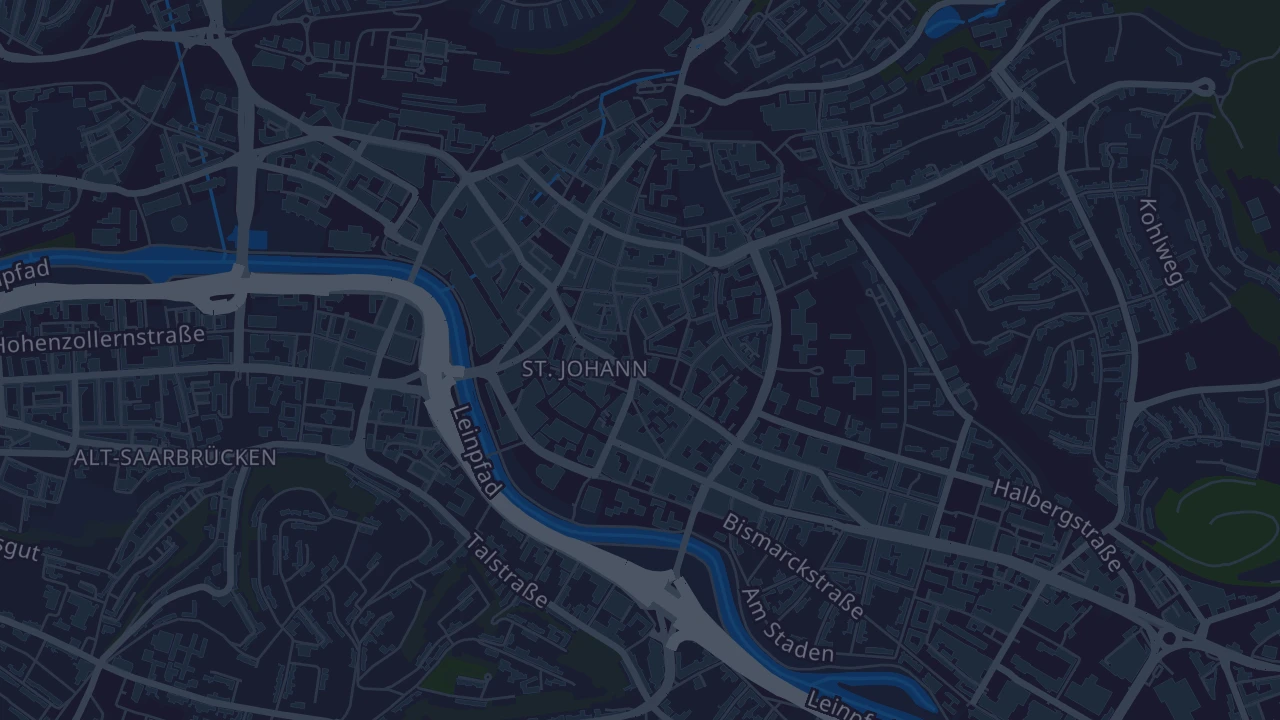 Karte von Saarbrücken