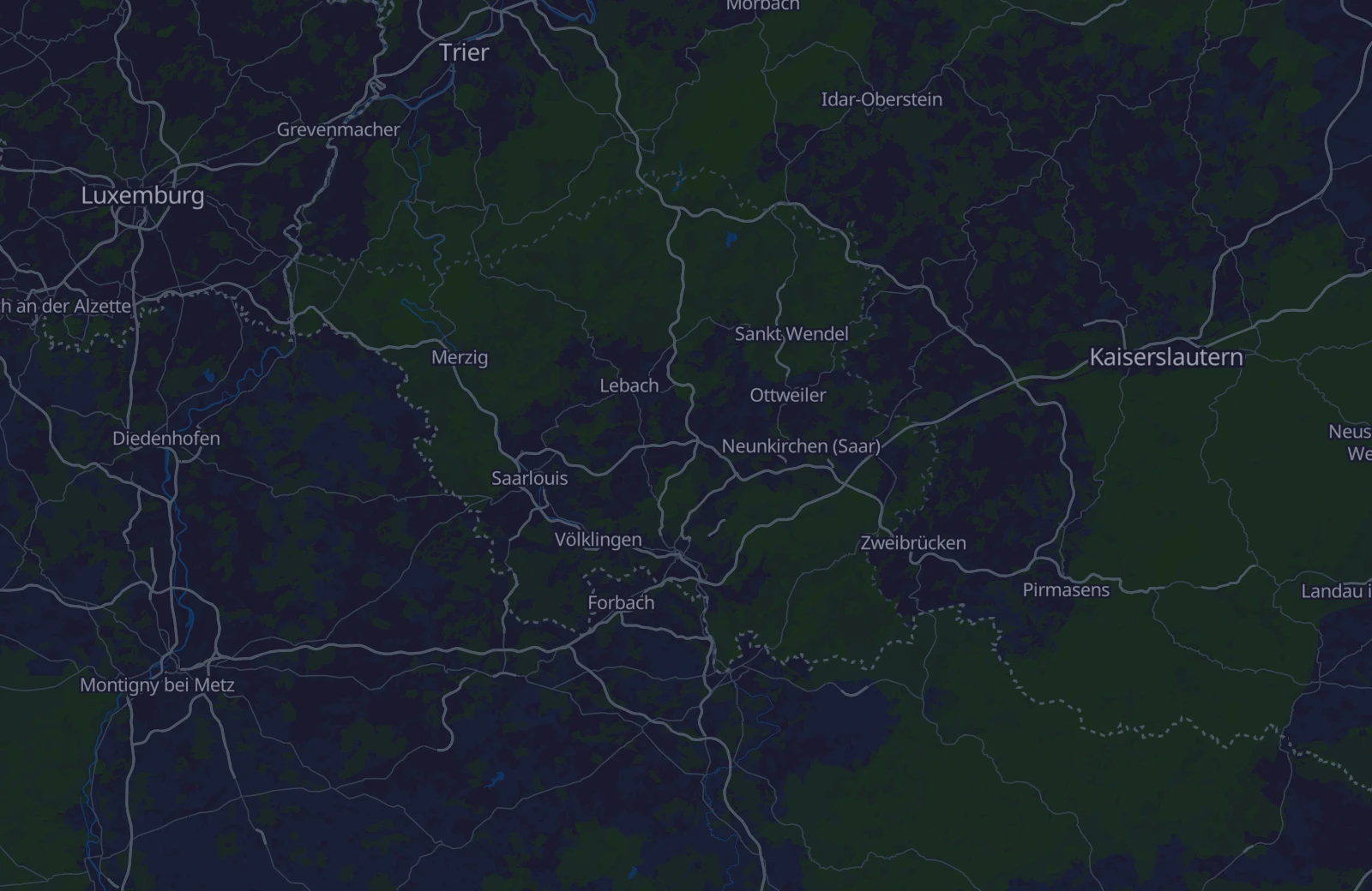 Karte: Umkreis von 32 km