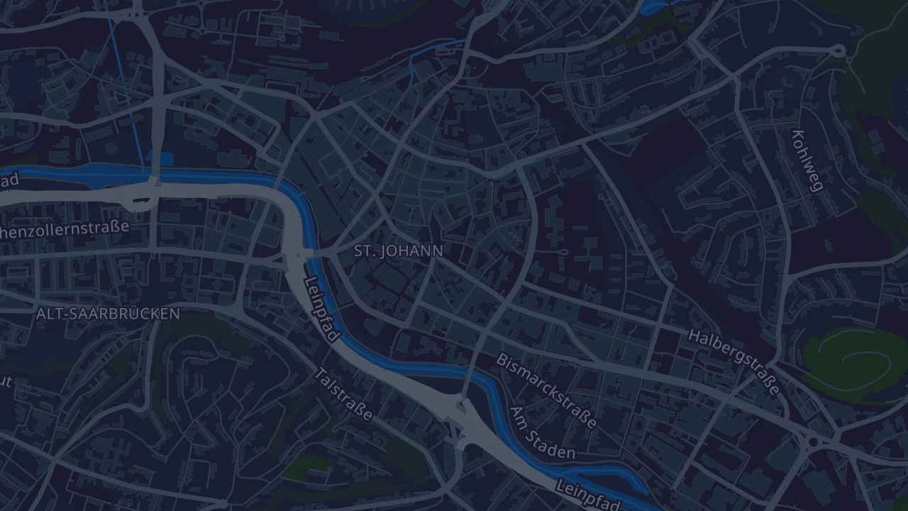 Karte von Saarbrücken