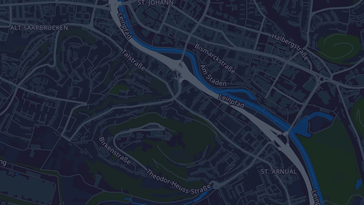 Karte von Saarbrücken