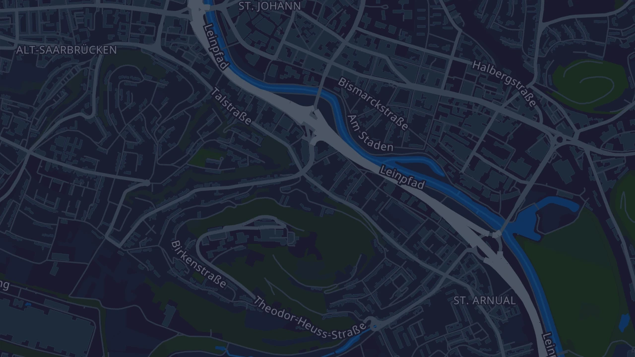 Karte von Saarbrücken