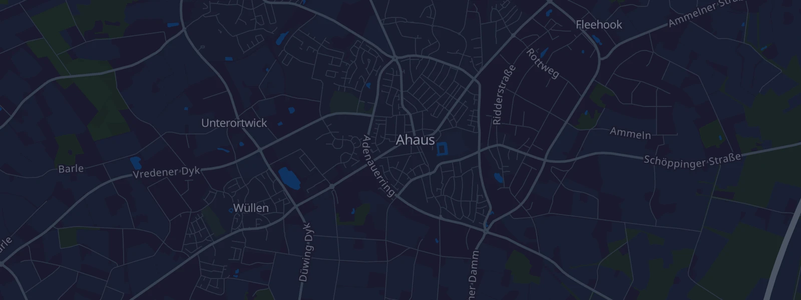 Karte von Ahaus