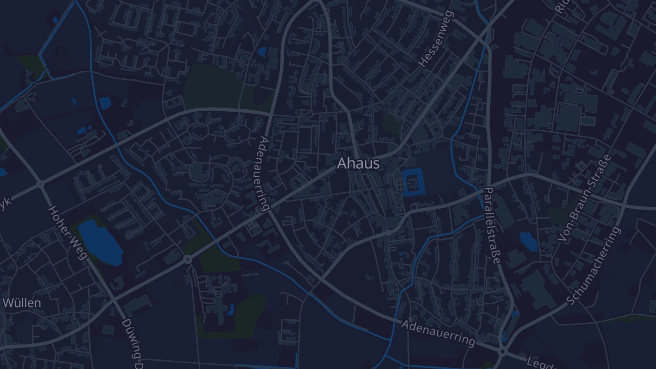 Karte von Ahaus