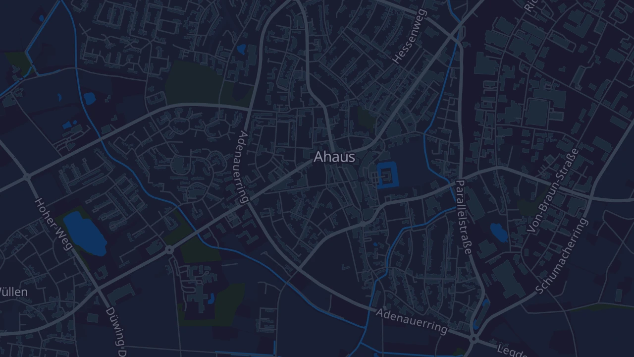Karte von Ahaus