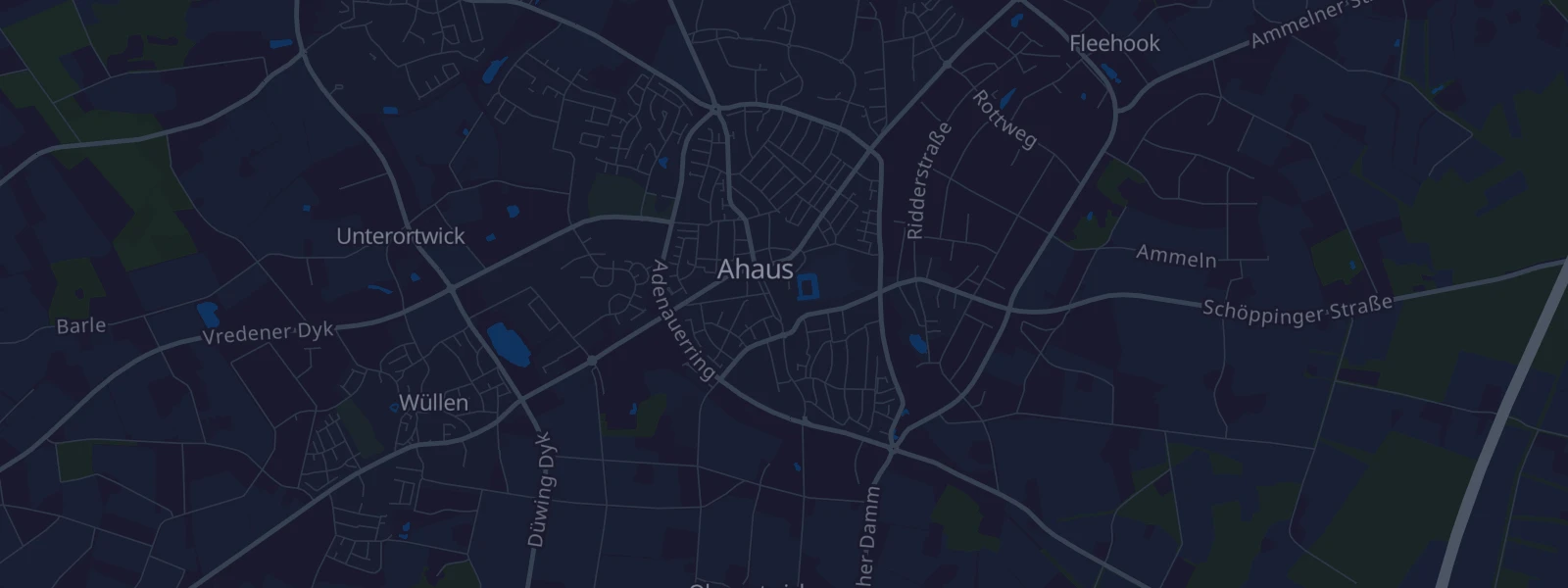 Karte von Ahaus