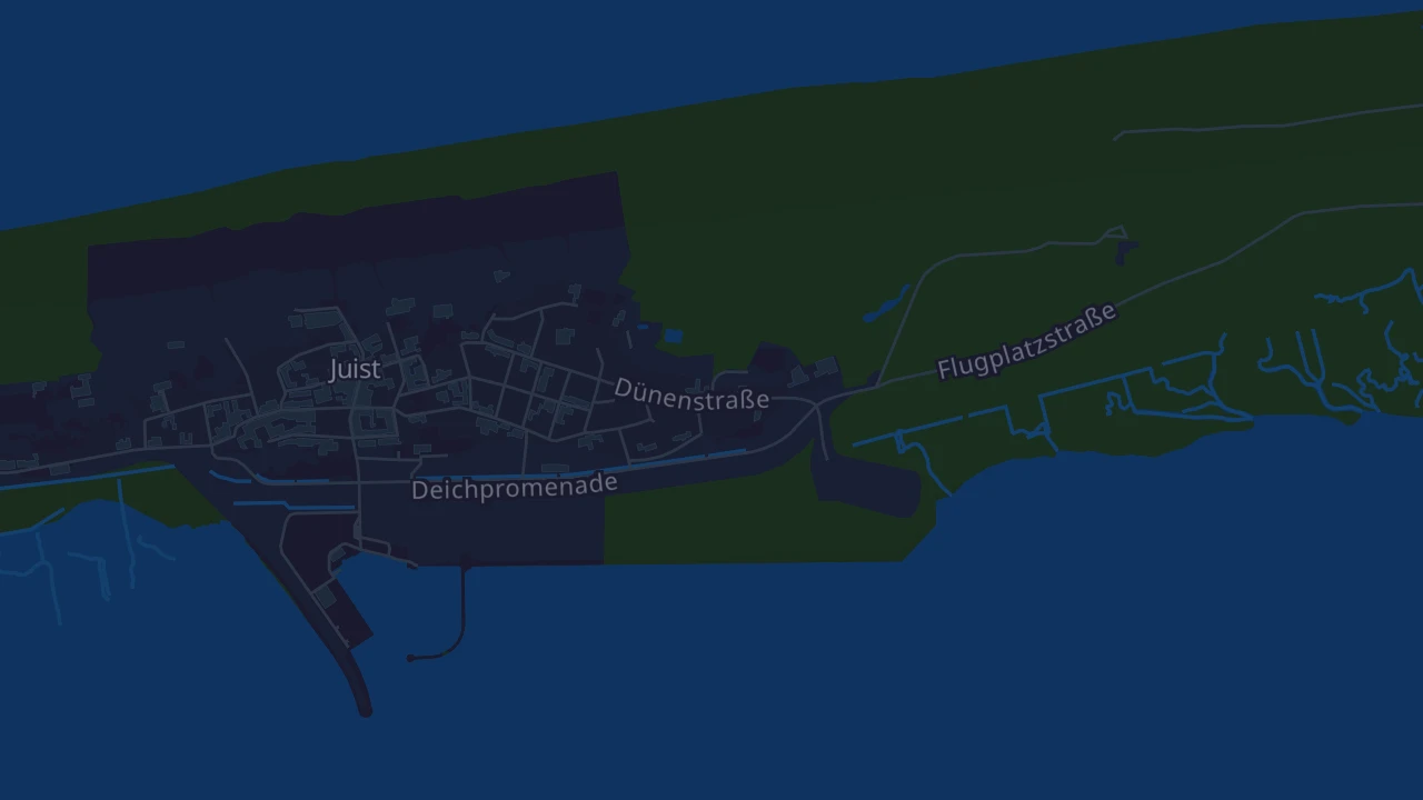 Karte von Juist
