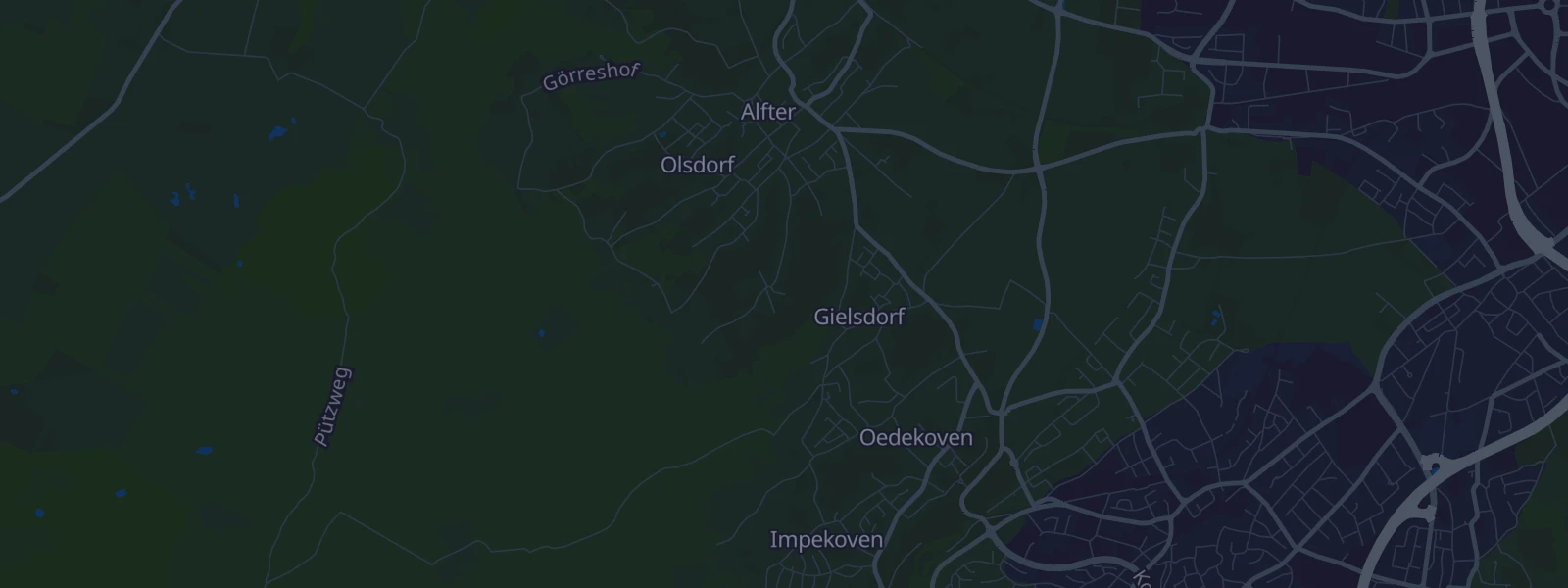 Karte von Alfter