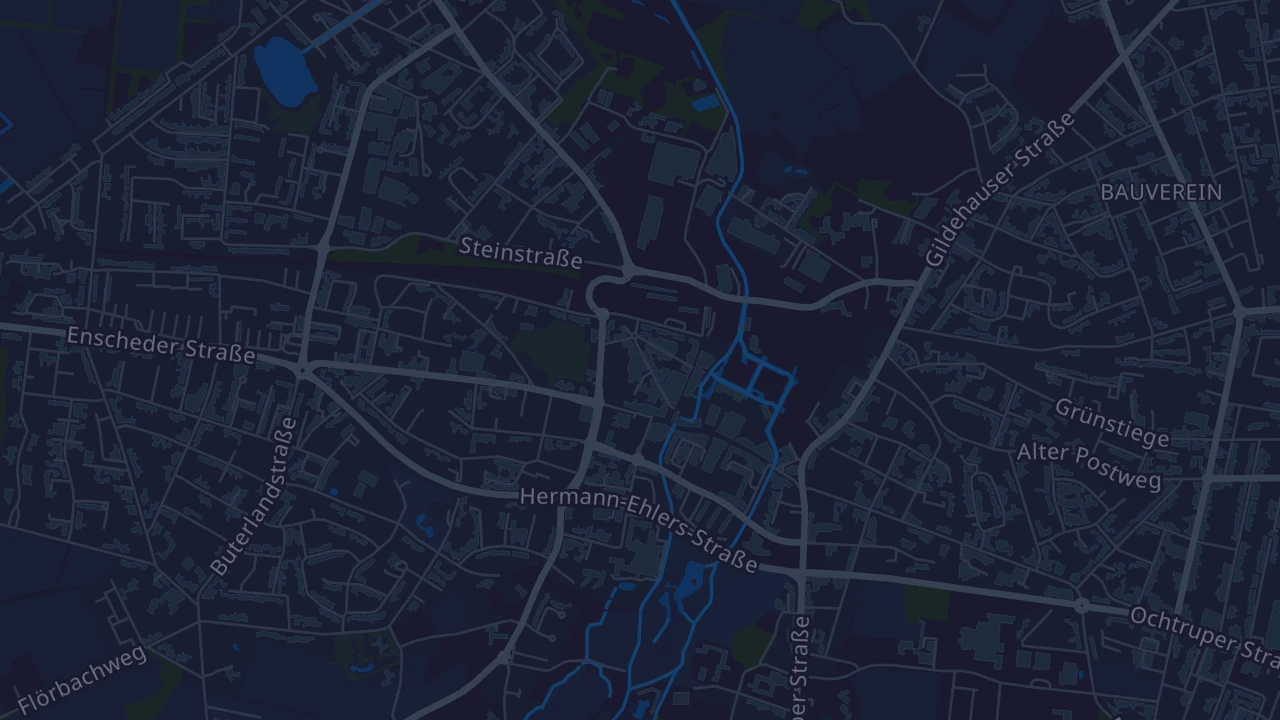 Karte von Gronau (Westfalen)