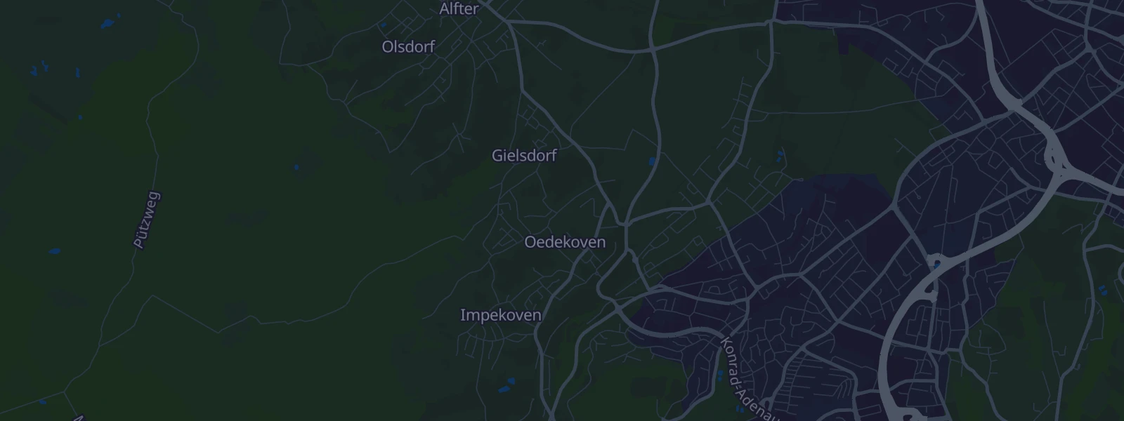 Karte von Oedekoven