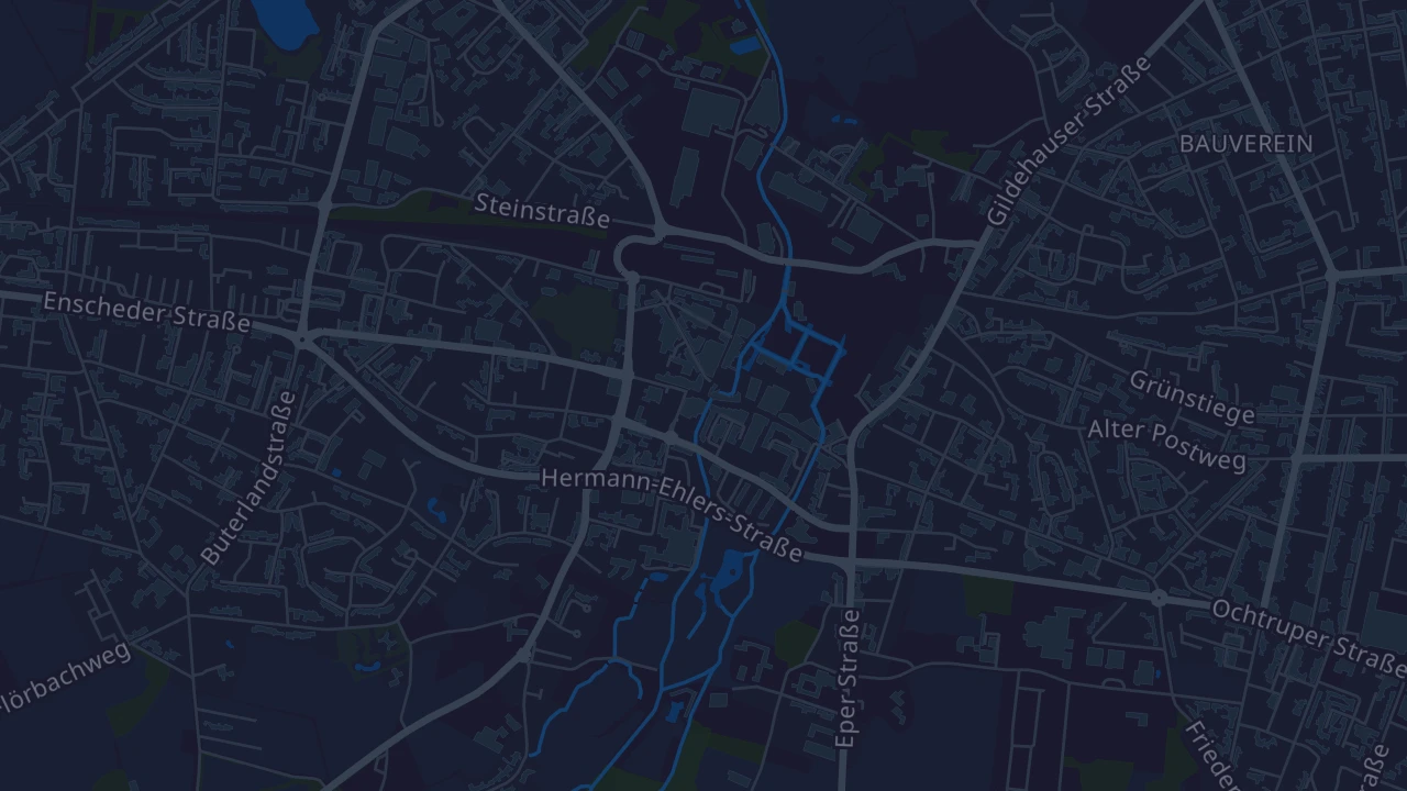 Karte von Gronau (Westfalen)