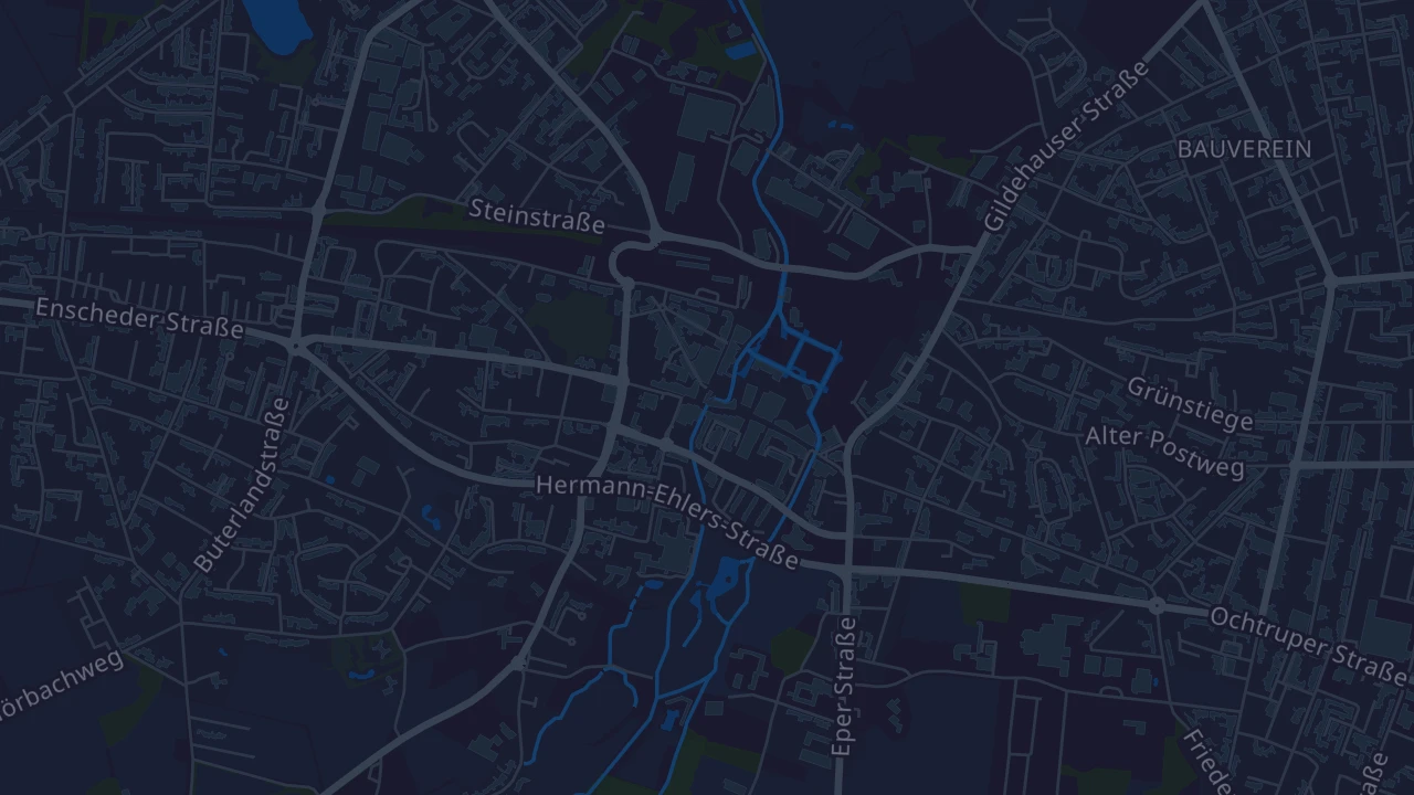 Karte von Gronau (Westfalen)
