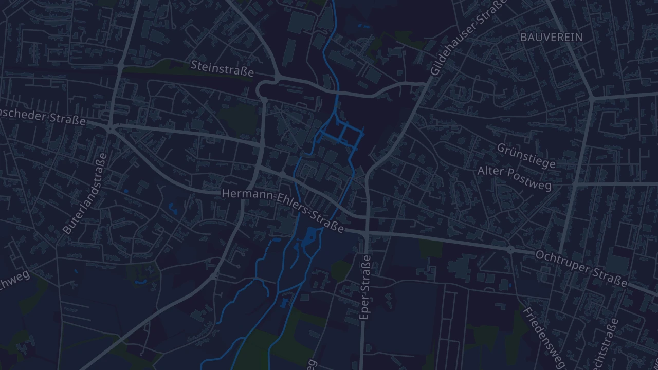 Karte von Gronau (Westfalen)