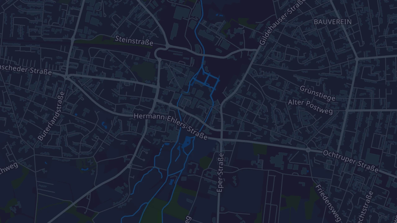Karte von Gronau (Westfalen)