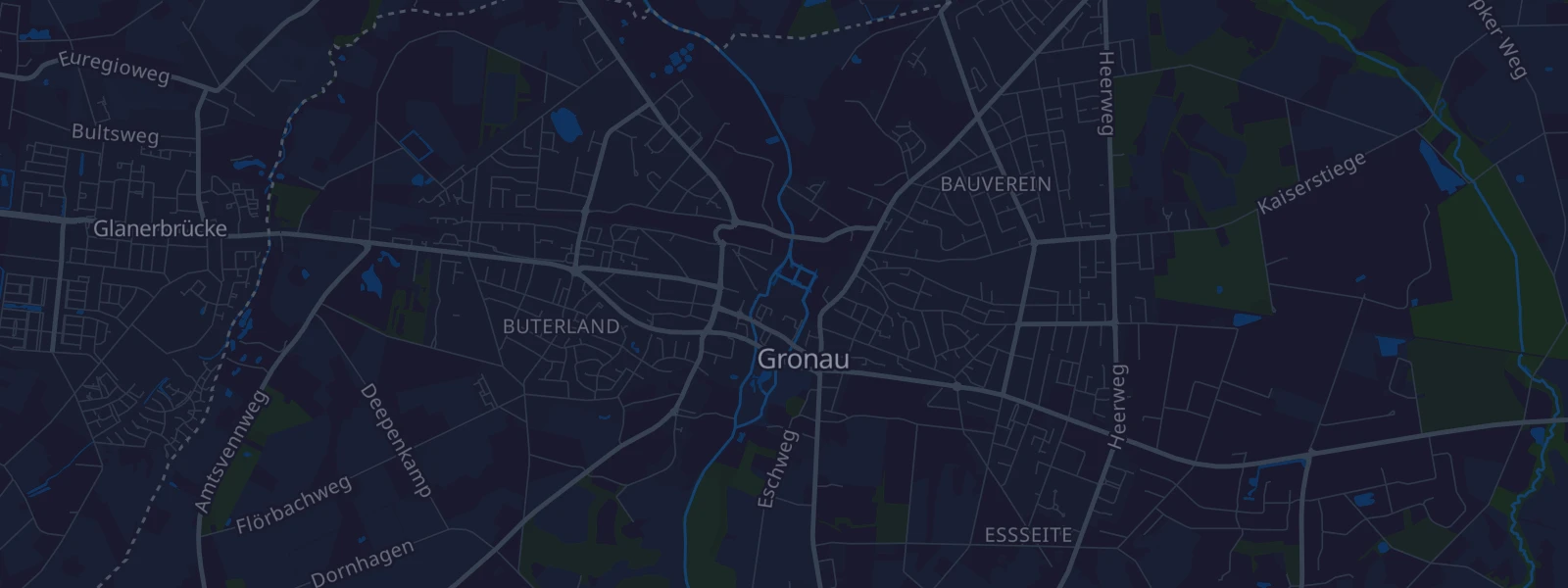 Karte von Gronau (Westfalen)